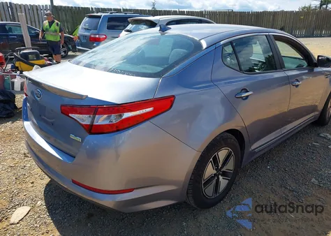 2011 Kia Optima Hybrid Ex from USA, damaged, VIN KNAGM4AD4BS007999